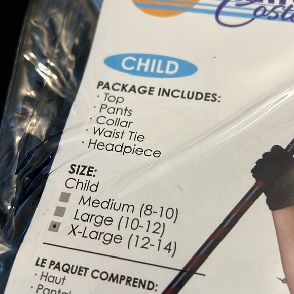 California Costumes Psycho Jester Kids Costume - Red and Black - Picture 3 of 3